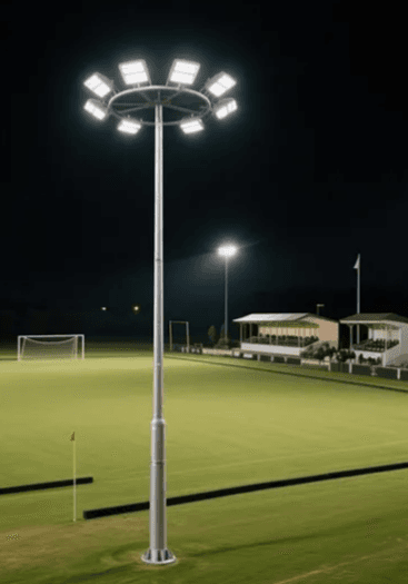 Temporary Light Arrangement with Tower